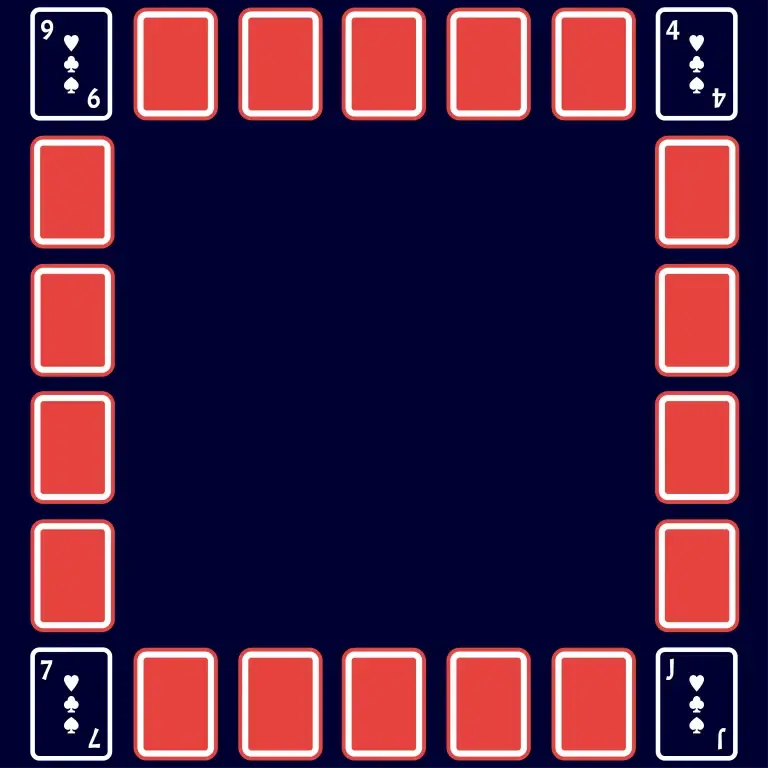 Vierkanten Spel Layout